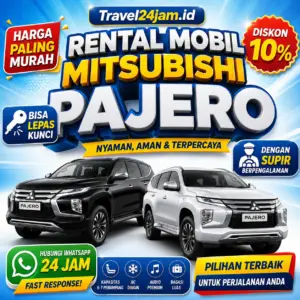 Harga Sewa Pajero di Semarang Turun 10% Bebas Pilih Dengan Sopir Atau Lepas Kunci
