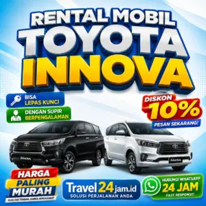 Harga Sewa Innova di Semarang Turun 10% Bebas Pilih Reborn Atau Venturer