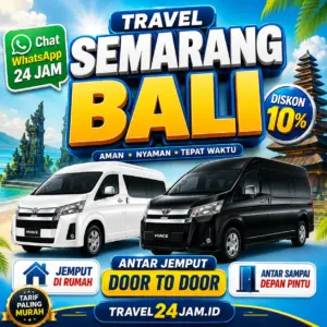 Tiket Travel Semarang Bali Diskon 10% Langsung Gas Tanpa Ribet!