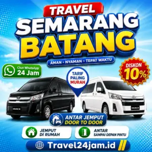 Tiket Travel Semarang Batang Diskon 10% Langsung Gas Tanpa Ribet!