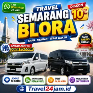 Tiket Travel Semarang Blora Diskon 10% Langsung Gas Tanpa Ribet!