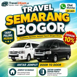 Tiket Travel Semarang Bogor Diskon 10% Langsung Gas Tanpa Ribet!