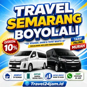 Tiket Travel Semarang Boyolali Diskon 10% Langsung Gas Tanpa Ribet!