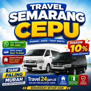 Tiket Travel Semarang Cepu Diskon 10% Langsung Gas Tanpa Ribet!