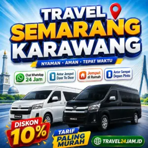 Tiket Travel Semarang Karawang Diskon 10% Langsung Gas Tanpa Ribet!