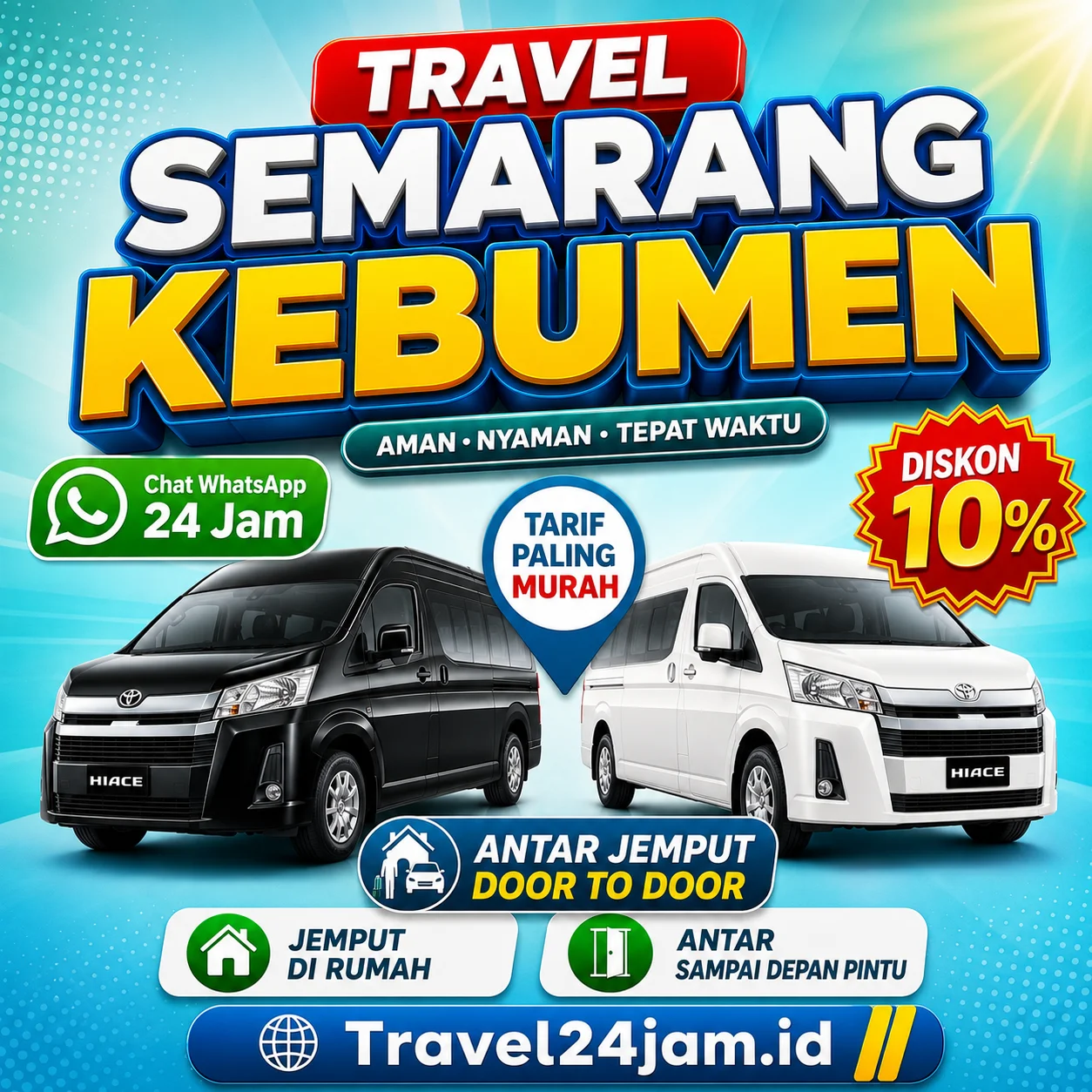 Tiket Travel Semarang Kebumen Diskon 10% Langsung Gas Tanpa Ribet!
