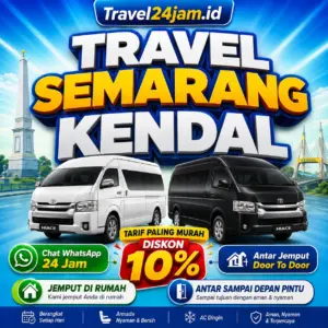 Tiket Travel Semarang Kendal Diskon 10% Langsung Gas Tanpa Ribet!