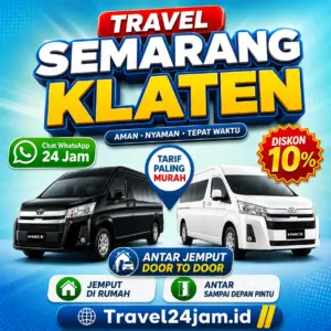 Tiket Travel Semarang Klaten Diskon 10% Langsung Gas Tanpa Ribet!