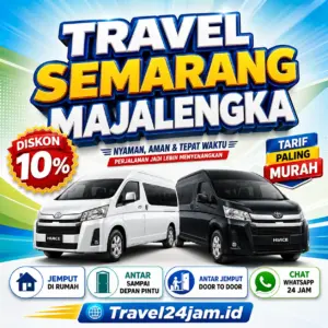 Tiket Travel Semarang Majalengka Diskon 10% Langsung Gas Tanpa Ribet!