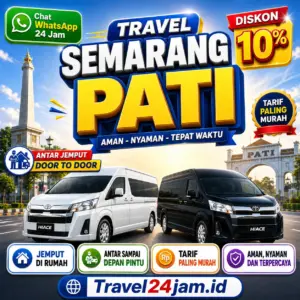 Tiket Travel Semarang Pati Diskon 10% Langsung Gas Tanpa Ribet!