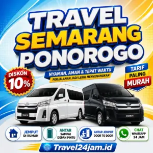 Tiket Travel Semarang Ponorogo Diskon 10% Langsung Gas Tanpa Ribet!
