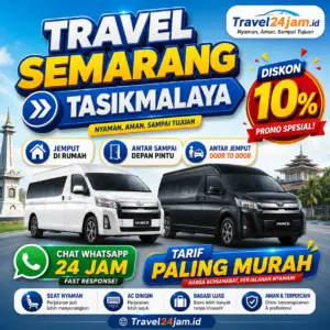 Tiket Travel Semarang Tasikmalaya Diskon 10% Langsung Gas Tanpa Ribet!