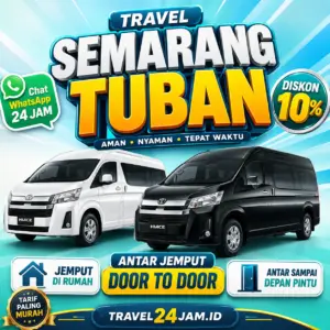 Tiket Travel Semarang Tuban Diskon 10% Langsung Gas Tanpa Ribet!